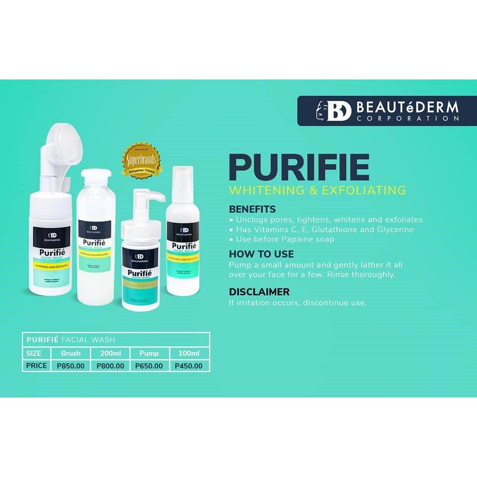 beautederm exfoliating facial cleanser