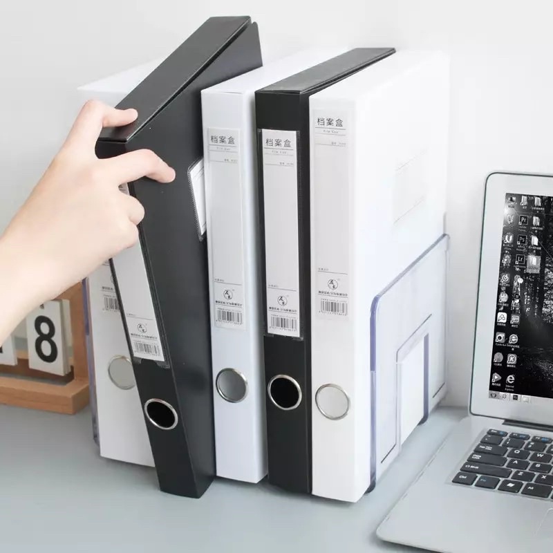 A4 size Minimalist PP Cover Foldable File Box | Shopee Philippines