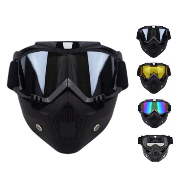 bicycle helmet with face shield