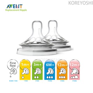 For  Avent Natural  Wide Nipple Replacement Teat 1 2 3 4 holes  Stok Fast Delivery BPA-free #1