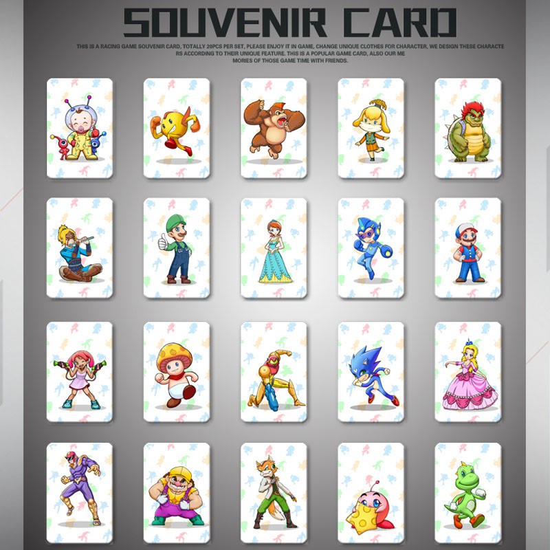 mario kart 8 deluxe amiibo cards