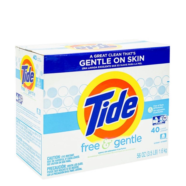 Tide Free and Gentle Powder Detergent 1.6kg | Shopee Philippines