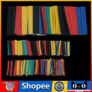 164pcs /328pcs two style Polyolefin Heat Shrink Tube Wrap Wire Cable Insulated Sleeving Tubing Set #8