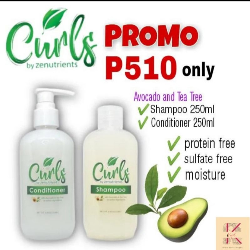 CGM APPROVED Curls by Zenutrients (Shampoo and Conditioner) Shopee Philippines