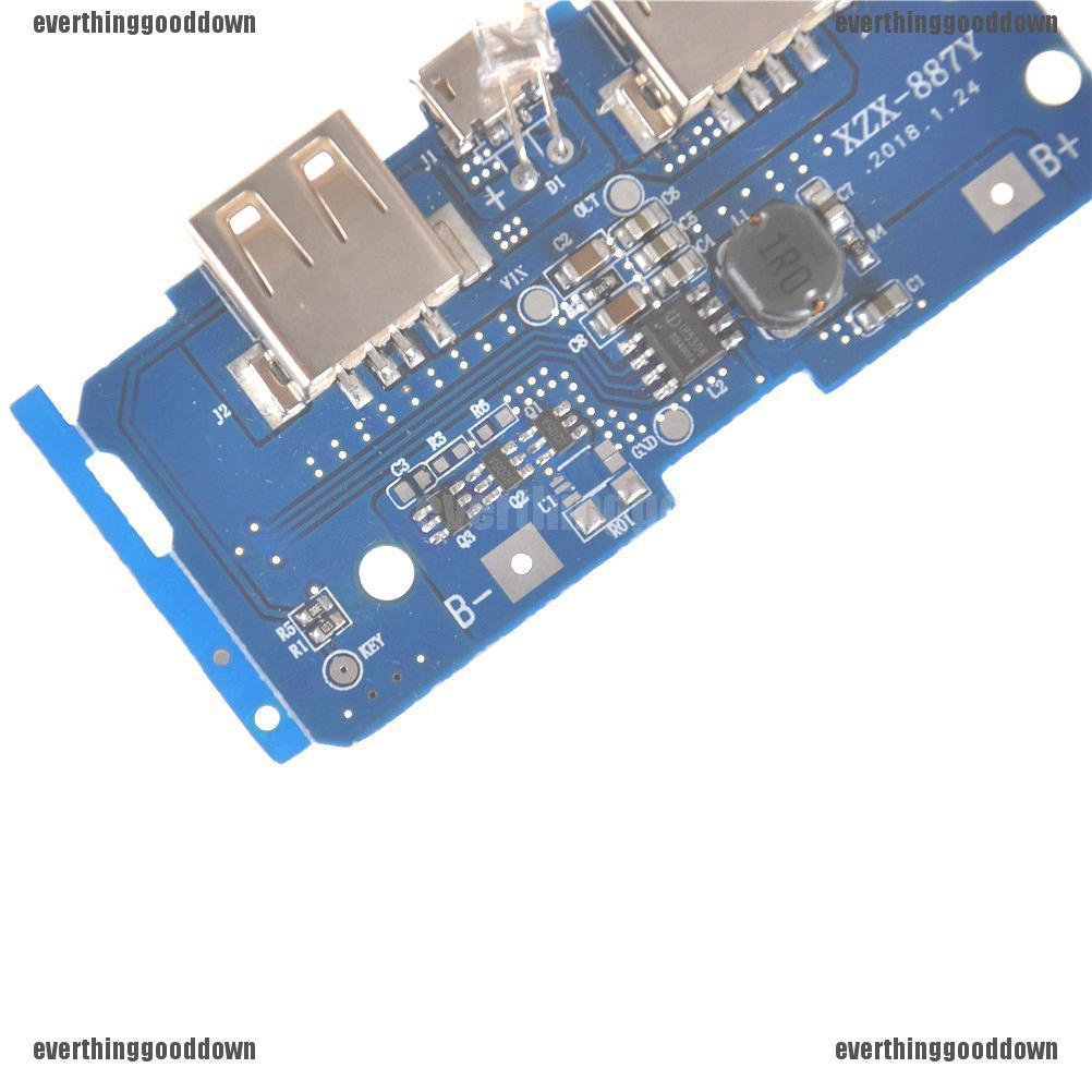 5V 2A Power Bank Charger Board Charging Circuit Step Up Module Dual USB