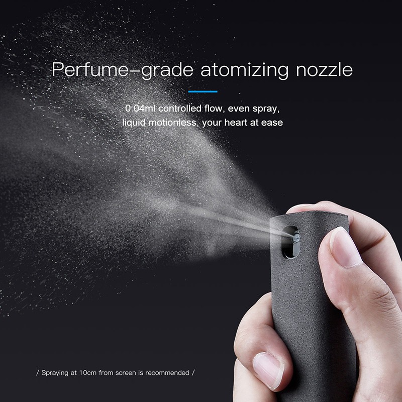 Portable Tablet PC Screen Cleaner Kit Cleaner Spray Square Fragrance