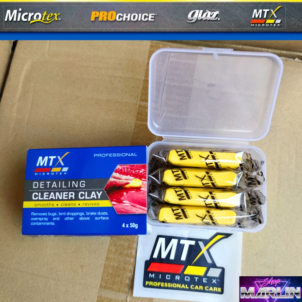 Microtex Detailing Cleaner Clay Bar Pro 200g Shopee Philippines