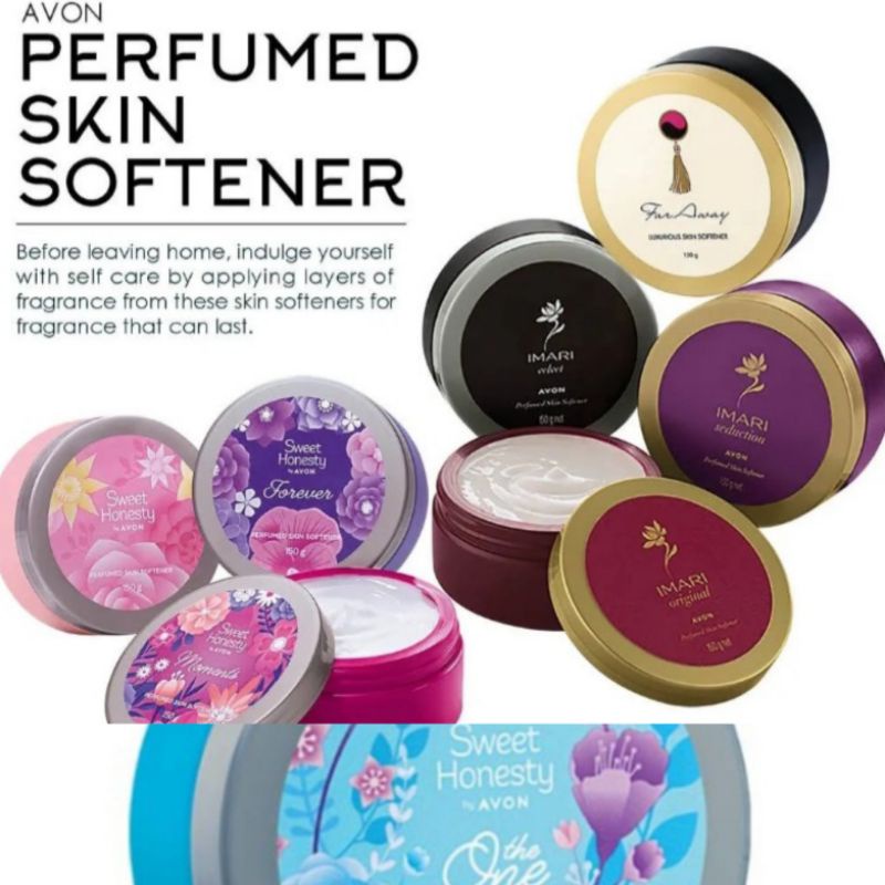 Avon PERFUMED LUXURIOUS SKIN SOFTENER Hand & Body Lotion 150g ( IMARI, SWEET HONESTY, FAR AWAY