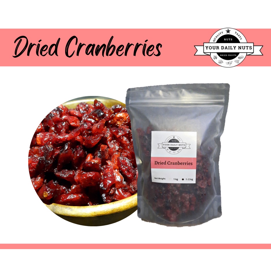 Dried Cranberries (1kg and 500g) Shopee Philippines