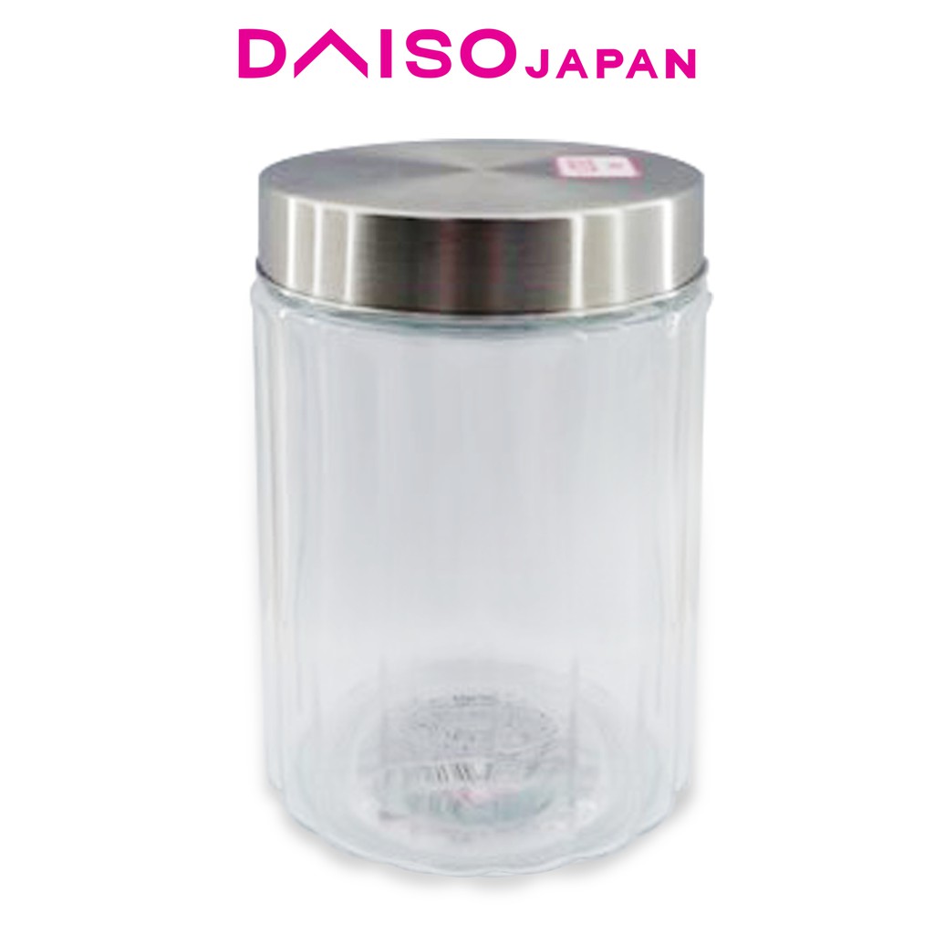 Daiso Glass Container with Steel Lid 1L Shopee Philippines