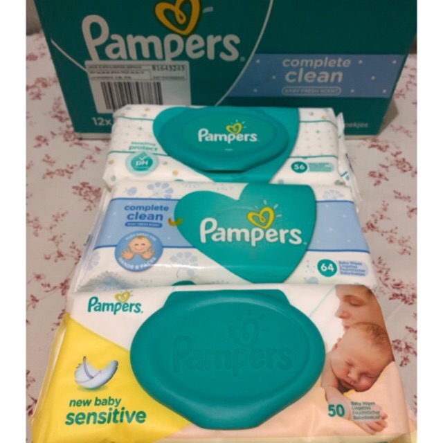pampers new baby wipes