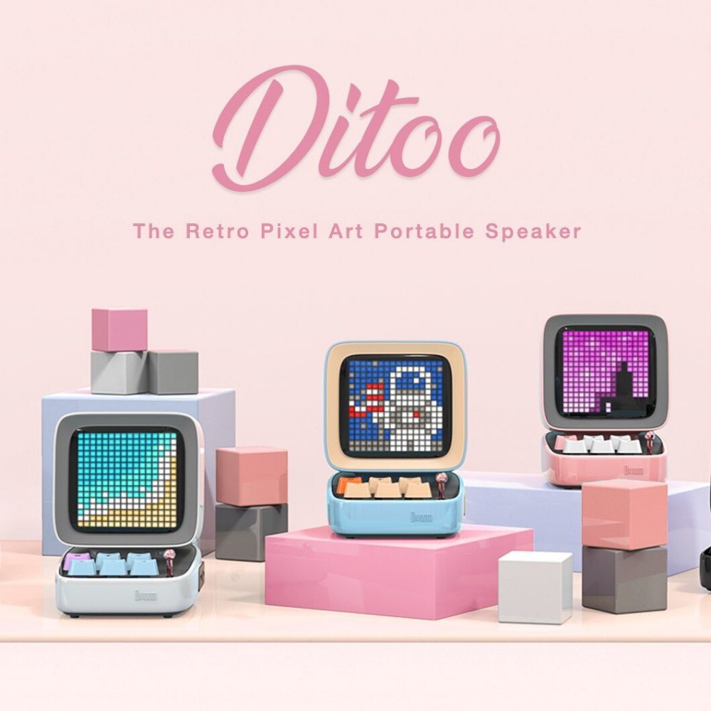 Divoom Ditoo Bluetooth Pixel Art Speaker - lagoagrio.gob.ec