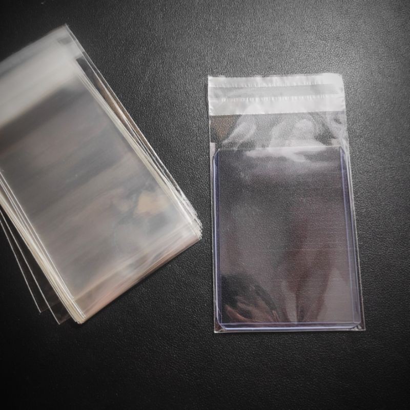 4 x 100  Toploader Bags Resealable 81 x 111 35mm
