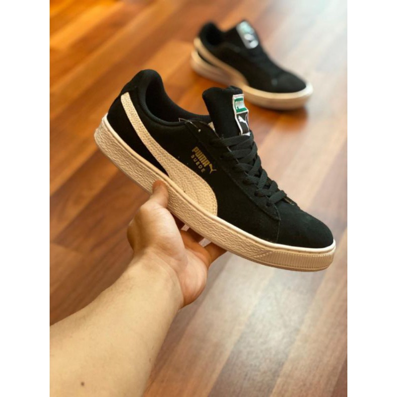 Black White Suede Puma Shoes Shopee Philippines