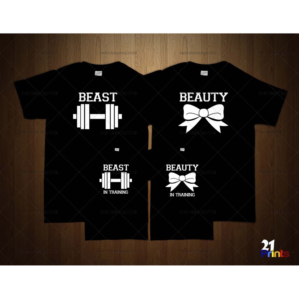 beauty and the beast family shirts