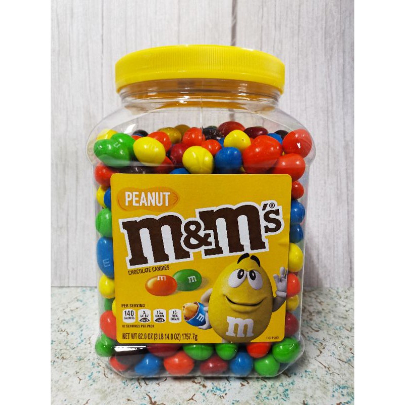 M&m's Chocolate Peanut Pantry Size 1757.7g (1.7kgs) 