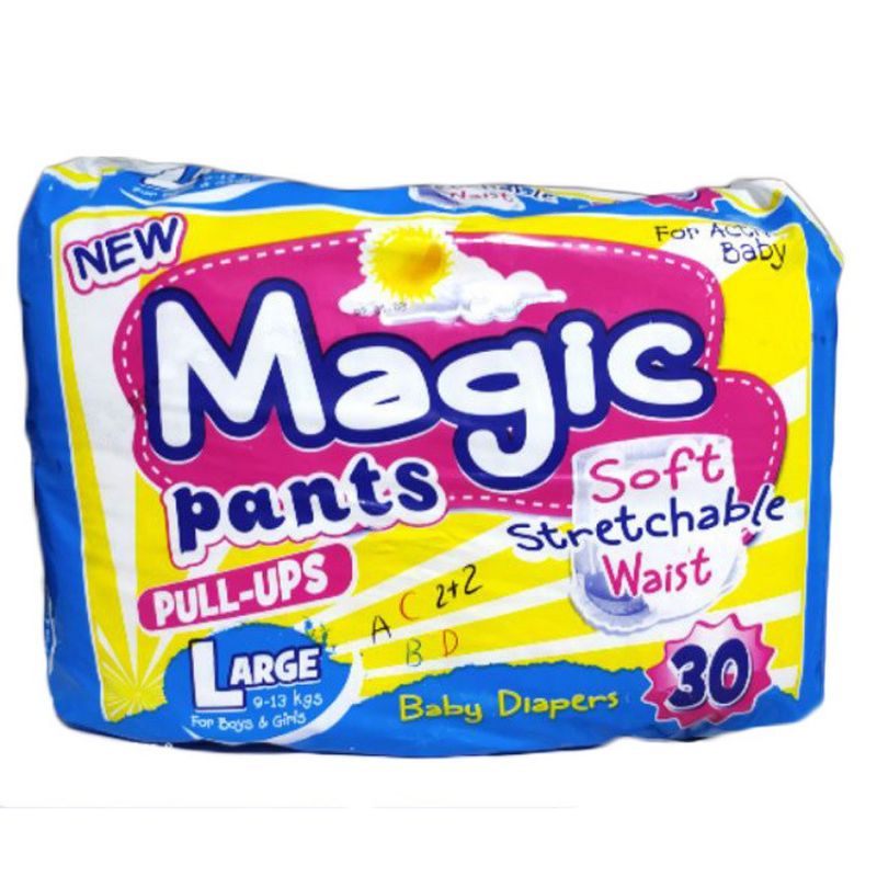 Magic Pants Diaper Large 30pcs Shopee Philippines