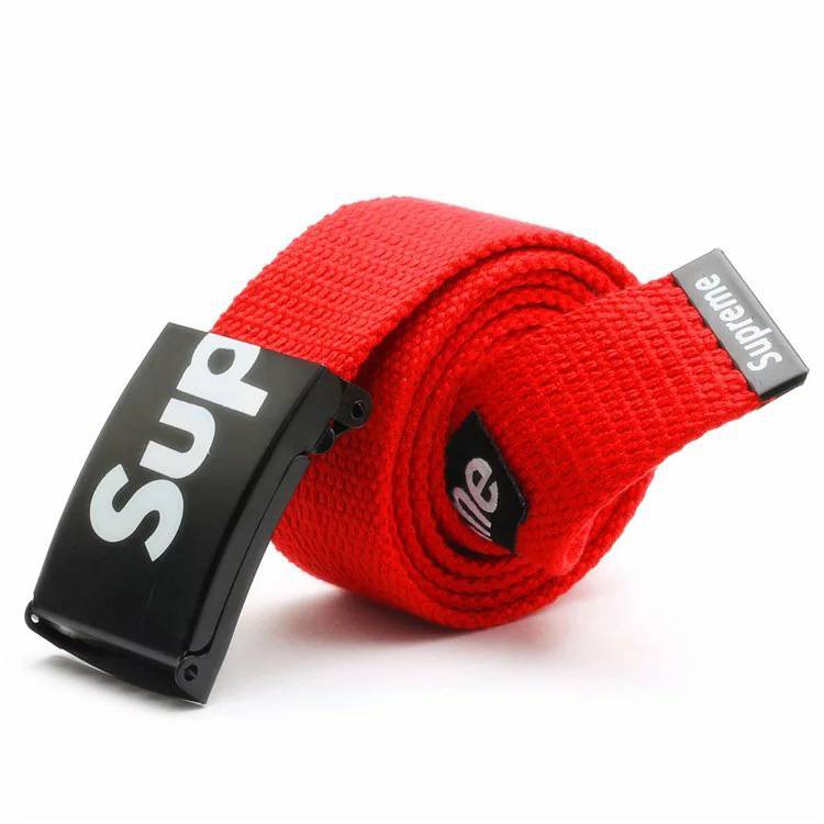supreme belt red