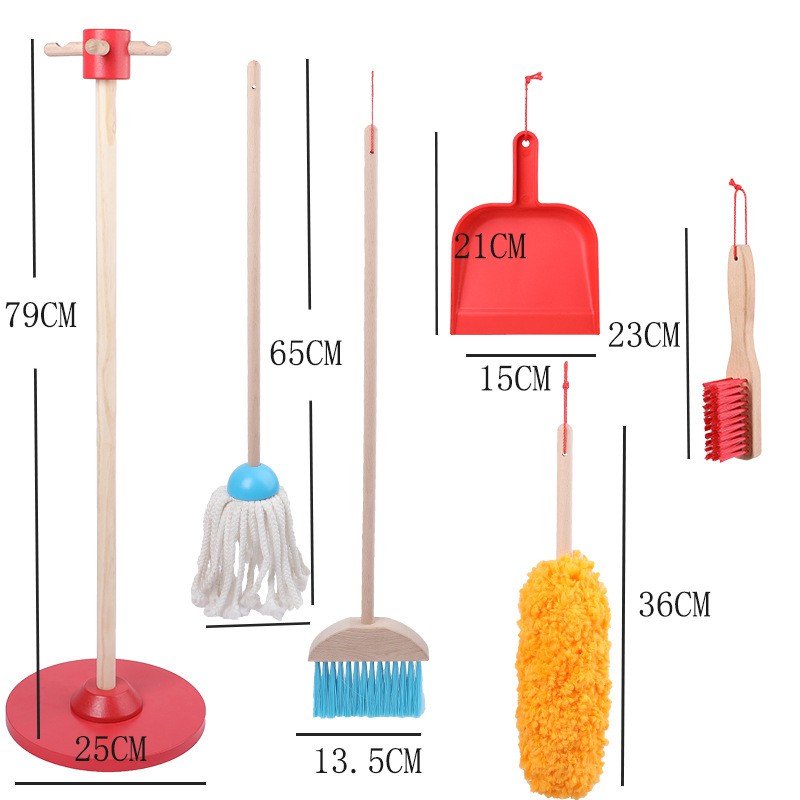 dust sweep & mop toy set