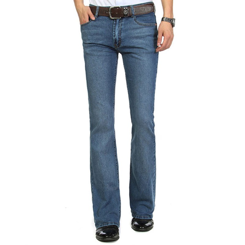 light blue flare pants