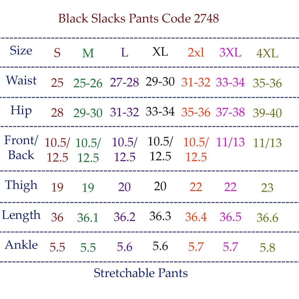 pants 31 size