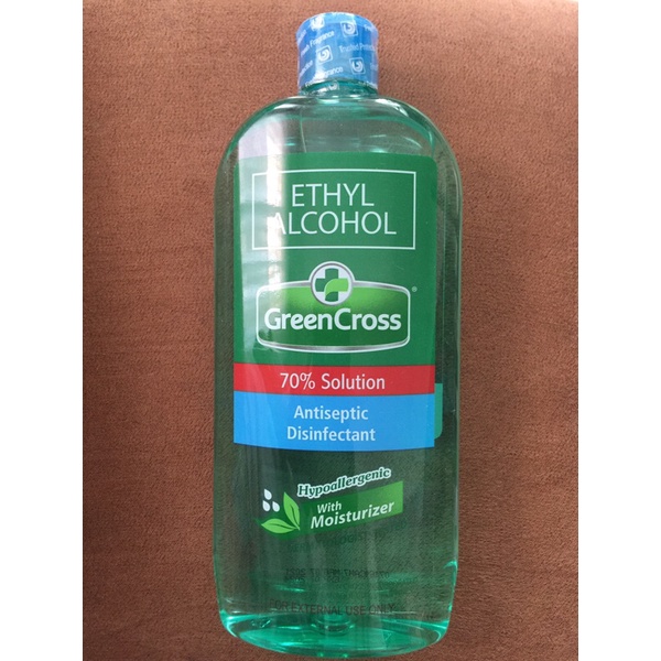 Green Cross Ethyl Alcohol 70 Solution Antiseptic Disinfectant with