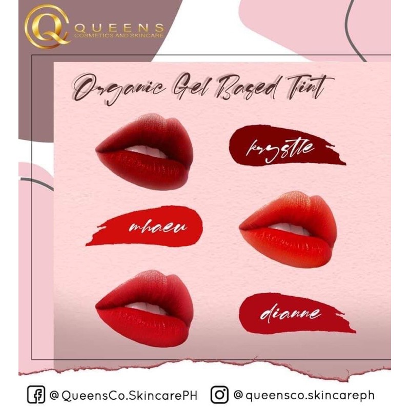 Queensco Skincareph Gel Lip And Cheek Stain Orgnic Shopee Philippines