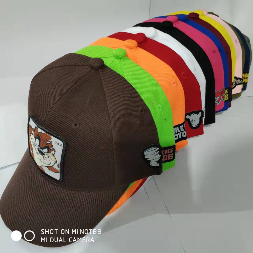 Cartoon Character Baseball Cap Unisex For Adult Shopee Philippines