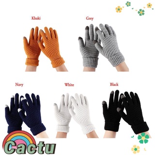【COD】CACTU 1 Pair Warm Stretch Full Finger Women or Men Gloves