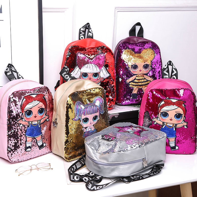 lol doll school bag