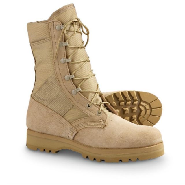 vibram combat boots black