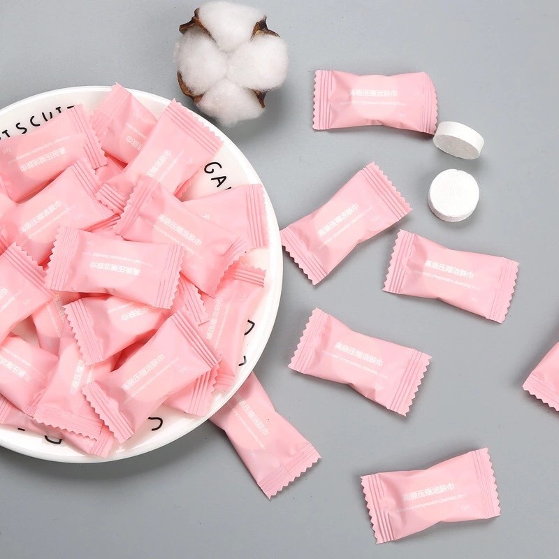 Portable Mini Disposable Compressed Cleansing Towel Cotton