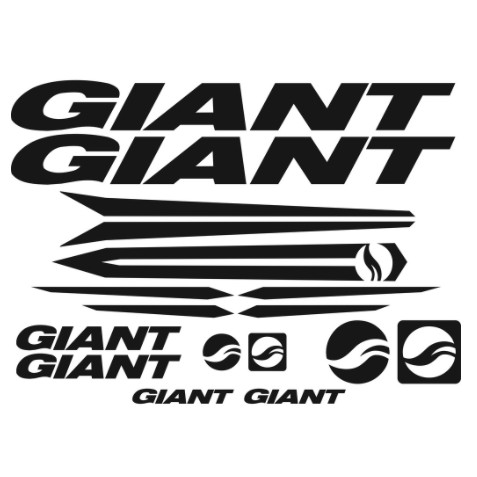 giant road bike decals