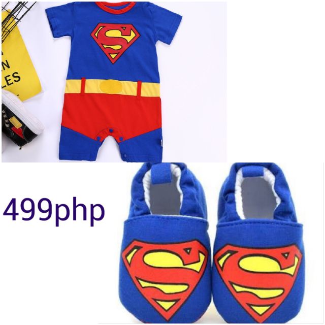 superman romper baby