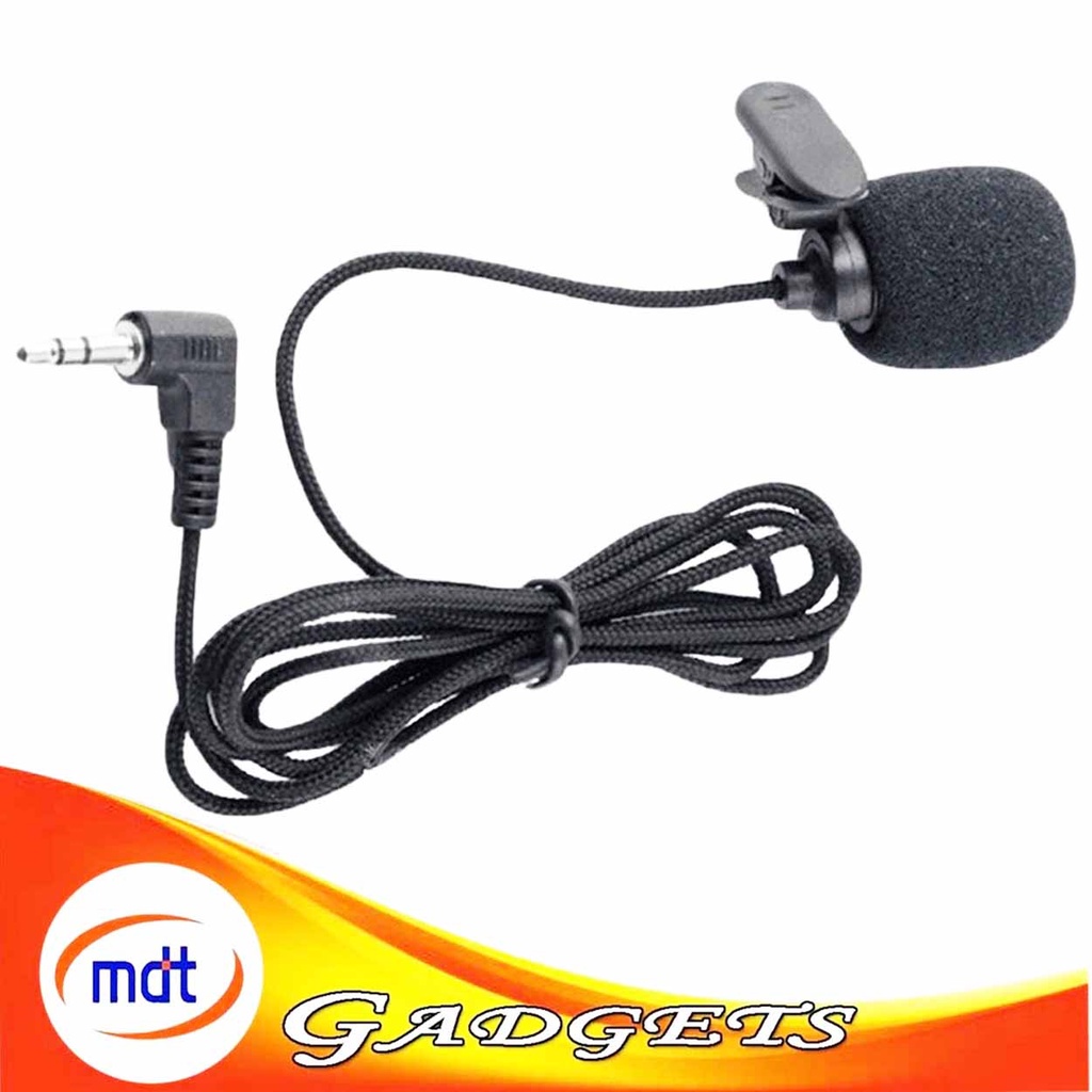 3.5mm Jack Handsfree Speeching Microphone External Clipon Lapel