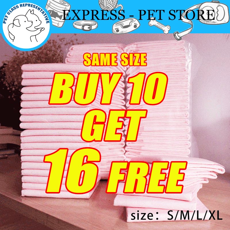 PINK S/M/L/XL Pet Training Pee Pads Urine Ads Pack Potty Training