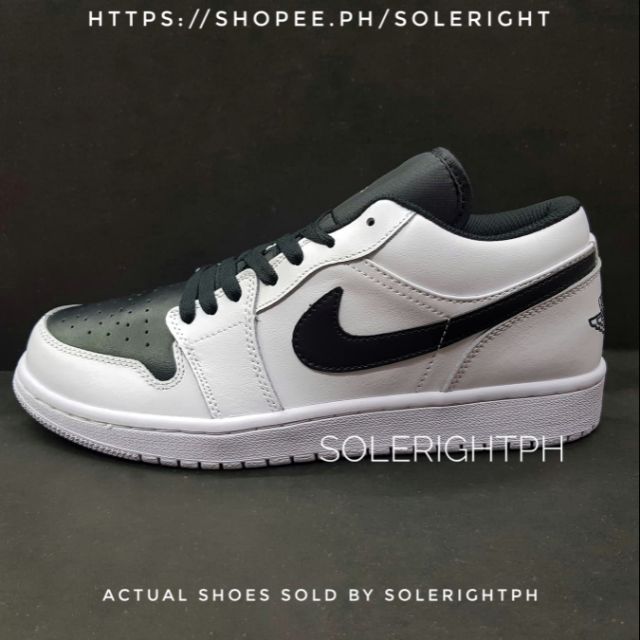 Air Jordan 1 Low White Black Shopee Philippines