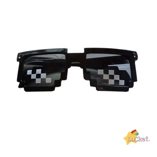 lucket Spoof Polygonal Thug Life Sunglasses Mosaic 8Pixel SunGlass #7