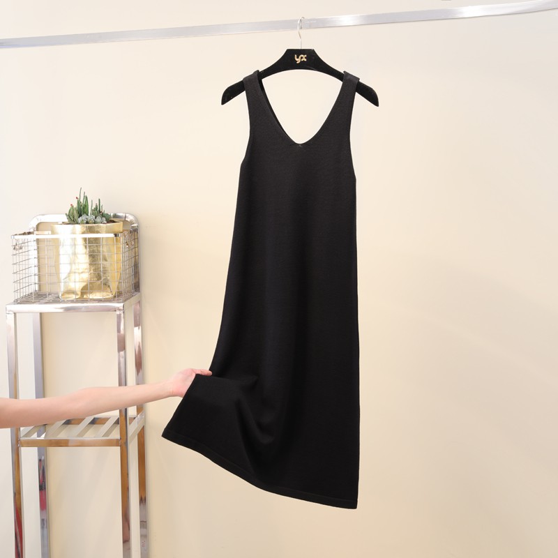 black single piece dress