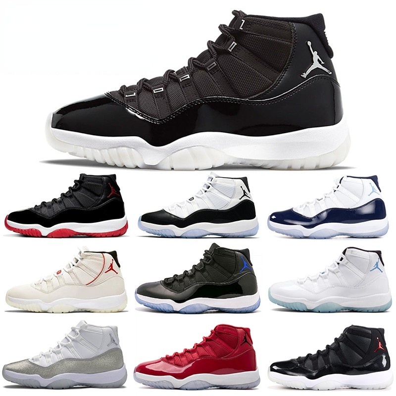 Nike Air Jordan 11 Jubilee Male Female Basketball Shoes AJ11 High Tube ...