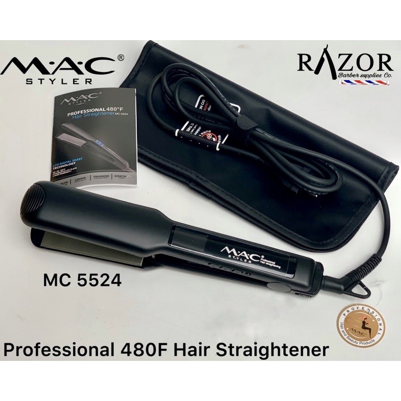 Mac Styler MC 5524 Fast Heating Hair Iron Titanium Ceramic LED Hair ...