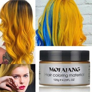 Hair Color Wax Dye One-time Molding Paste Dye maquillaje #9