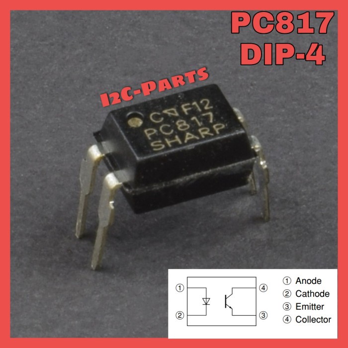 Pc817 PC 817 PC OPTOCOUPLER DIP4 EL 817C DIP4 Photocoupler PC817C