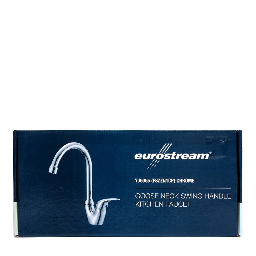 Eurostream 1 Lever Goose Neck Swing Handle Kitchen Faucet Yj6055