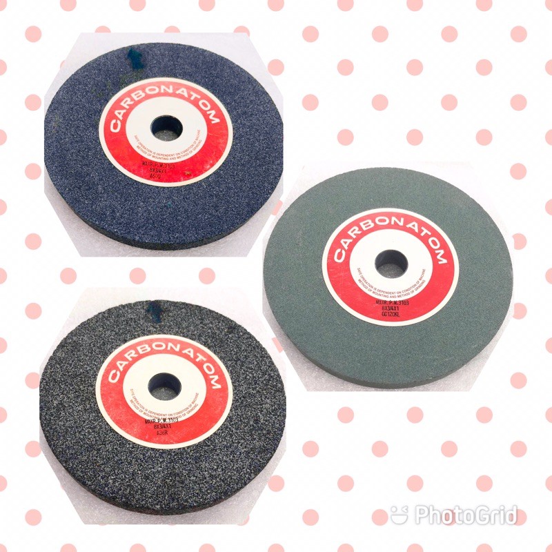 Bench Grinder 8” Grinding Wheel Stone Grit 36 60 100 120 Carbonatom ...