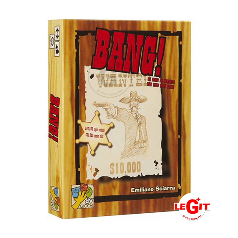 fort Saga modstand Bang! The Wild West Card Game 4th Edition (4-7 Players) | Shopee Philippines