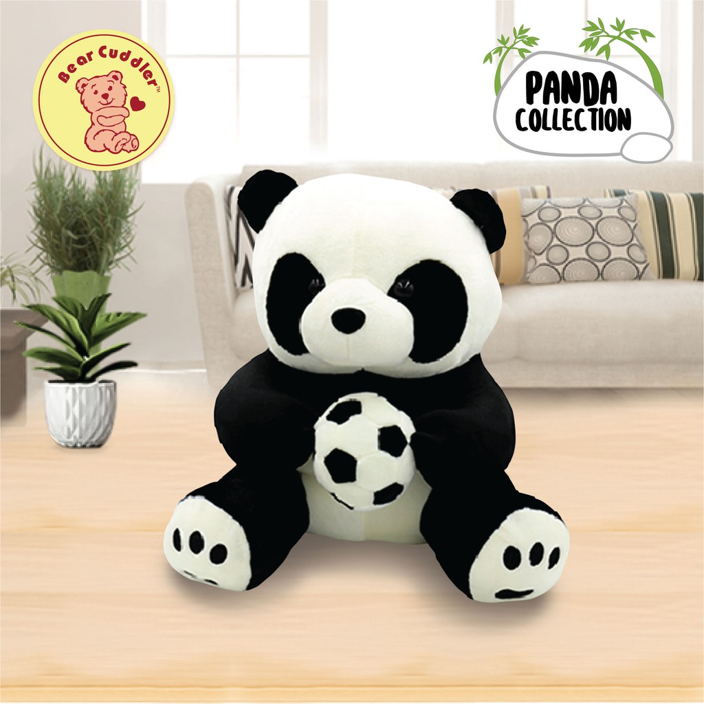 Bear Cuddler Panda with Soccer ball MCO Shopee Philippines