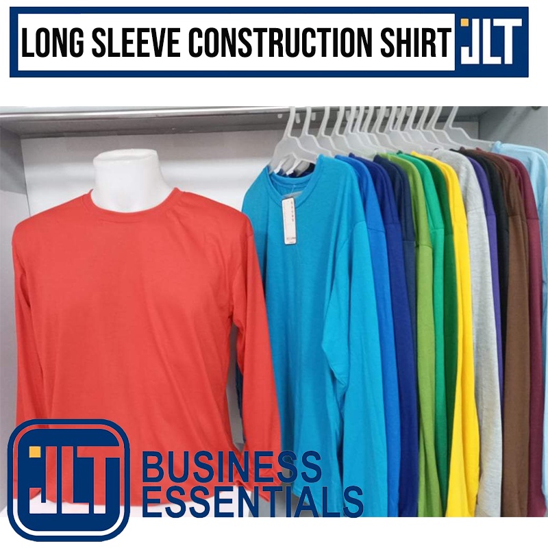 JLT Long Sleeve Construction Shirt for Work & Travel Shopee Philippines