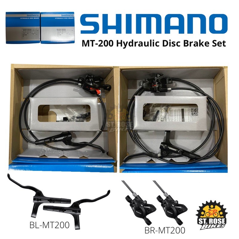 shimano front and rear brake set