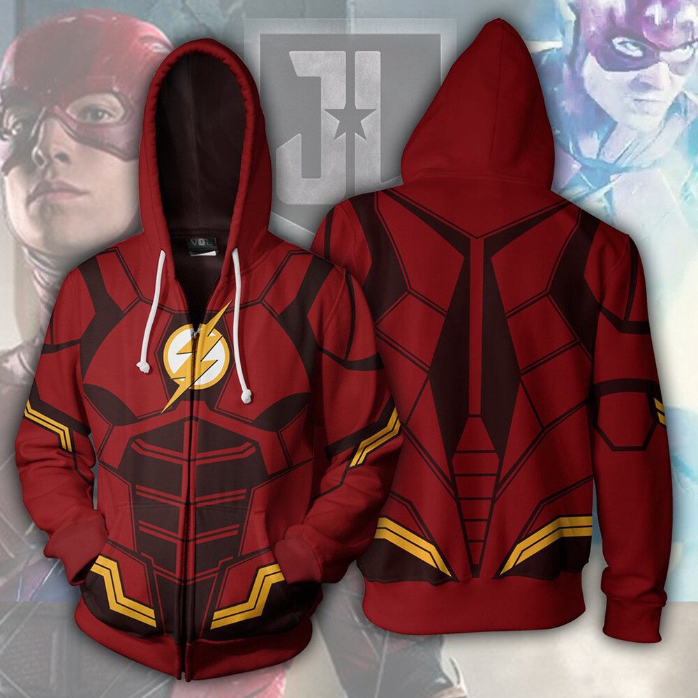 the flash zip up hoodie
